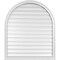 Ekena Millwork Round Top Surface Mount PVC Gable Vent: Functional, w/ 2"W x 2"P Brickmould Sill Frame, 36"W x 42"H GVPRT36X4203SF - alternate 1